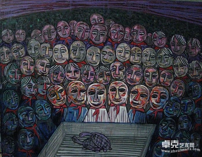 油画.中国人-青春期一2008年160cmx200cm