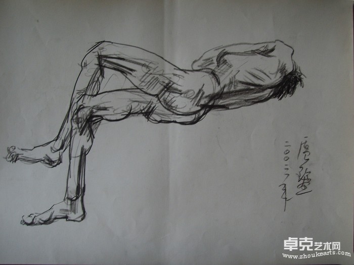 38x26cm2003年.侧躺的男人.jpg