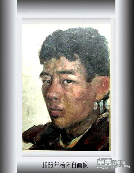 10杨阳 油画 1969年的大学生-自画像