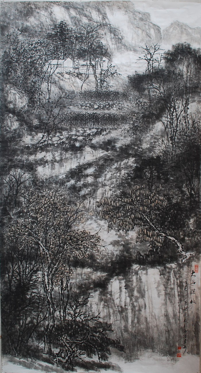 作品40大山深处180x97cm