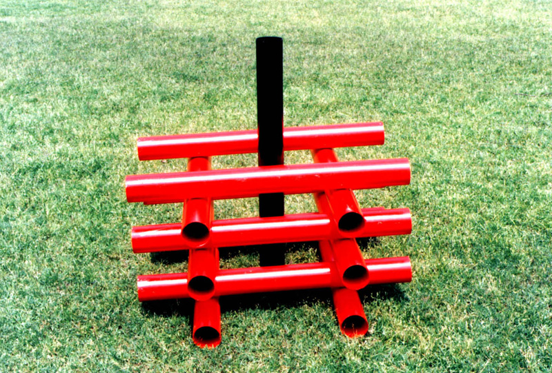 未明《红黑状态1-3》100×100×110cm