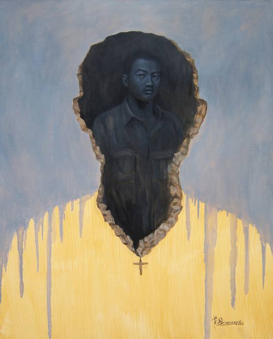 曾国--迷失自己,100.80cm,布面油画,2008