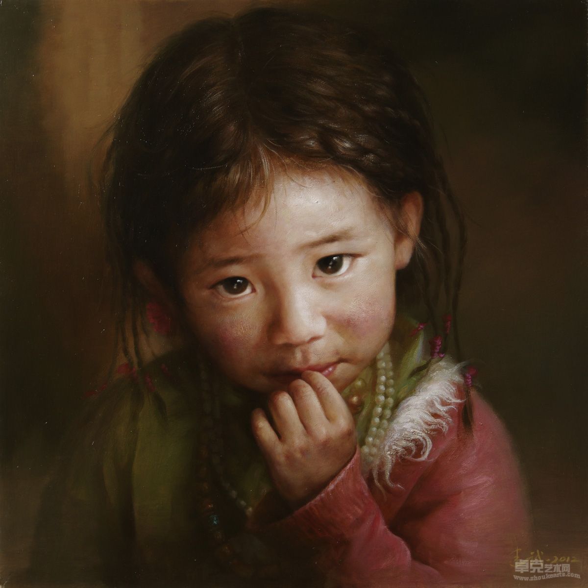 西藏儿童组画1180*80