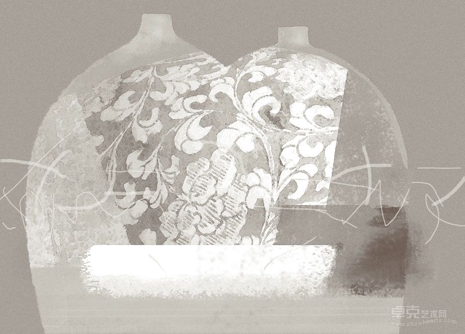 瓷器-中国-联袂68×94cm