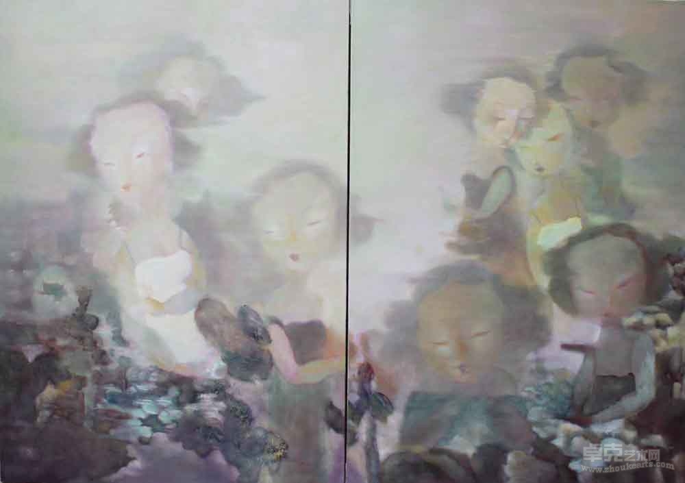 《泡非泡15》油画120x170cm 12年《Pao fei pao15》 oil painting