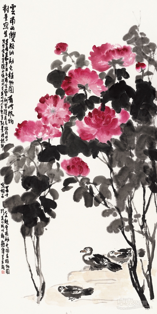 云南写生之晓露   Yunnan Sketch – Dawn Dew248cm×124cm
