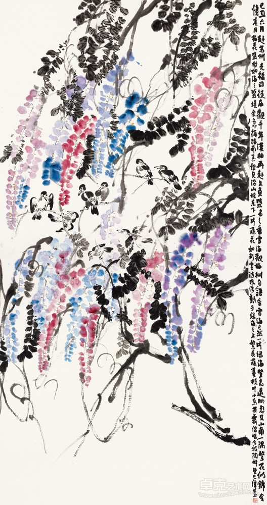 云南写生之醉花荫 Yunnan Sketch – Drunk in Flowers274cm×147cm