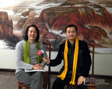 2014年3月4日《求是中国小康网》专访画家郭有河