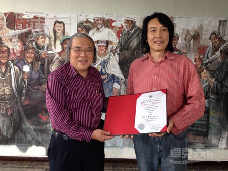 郭有河先生被聘任为新加坡美术总会海外名誉顾问