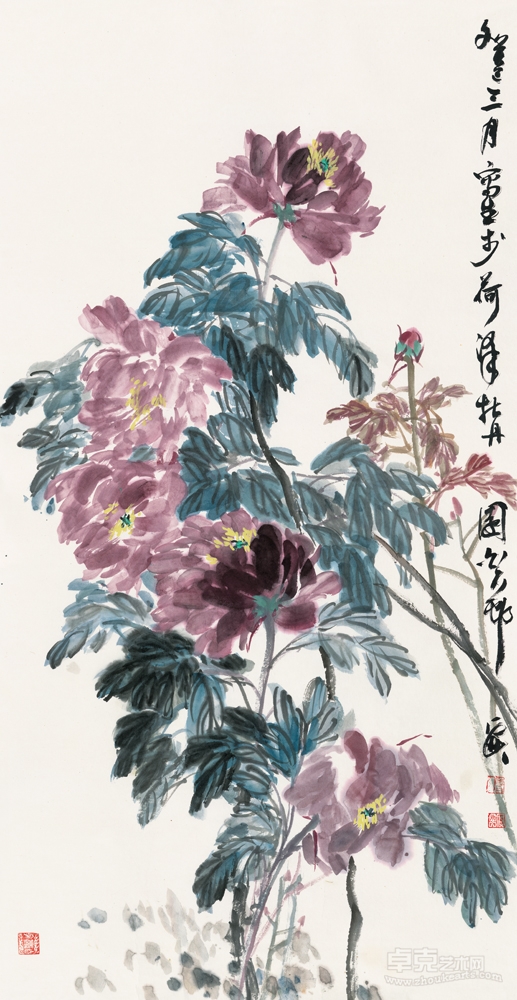 花王写生136.5X70cm