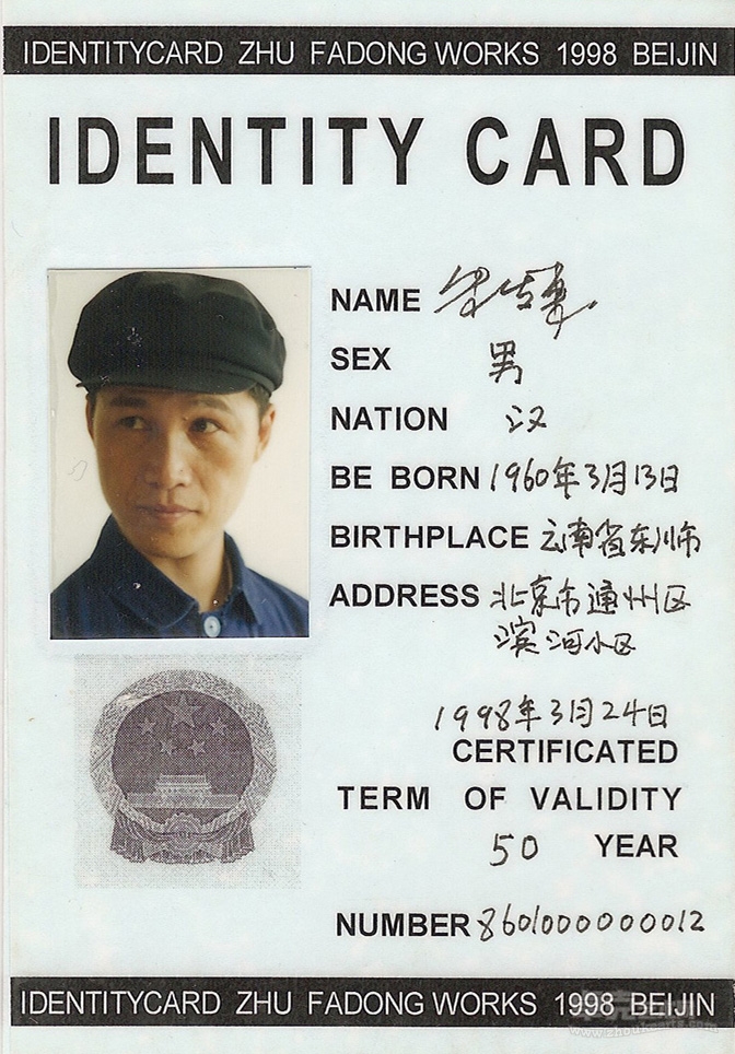 《身份证》1998至今  (14)13x9cm