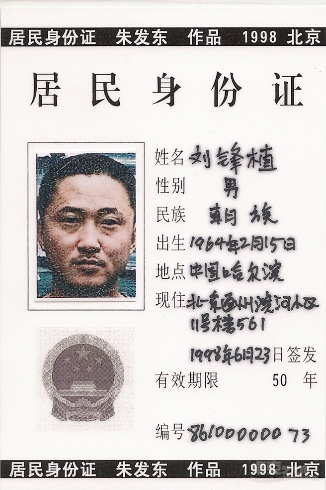 《身份证》1998至今  (34)13x9cm