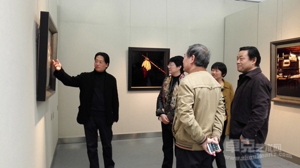 省人大领导杨果女士一行参观国家艺术基金入选项目徽州漆艺作品展