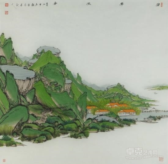 诗意化的经典：刘艳会新青绿山水画赏析
